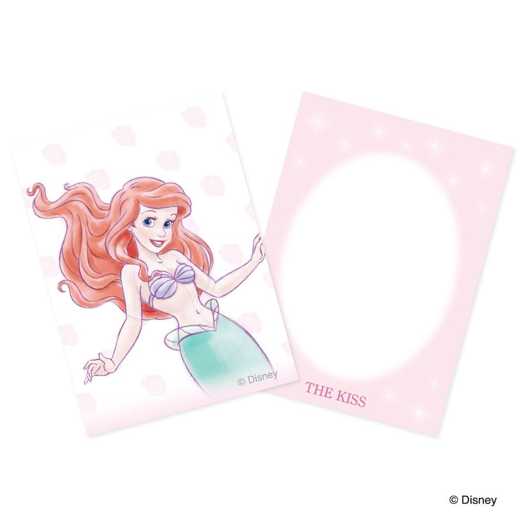 The Kiss Disney Princess Ariel 10K White Gold Earrings (Disney Collection) Women's DI-WPE1801PSP