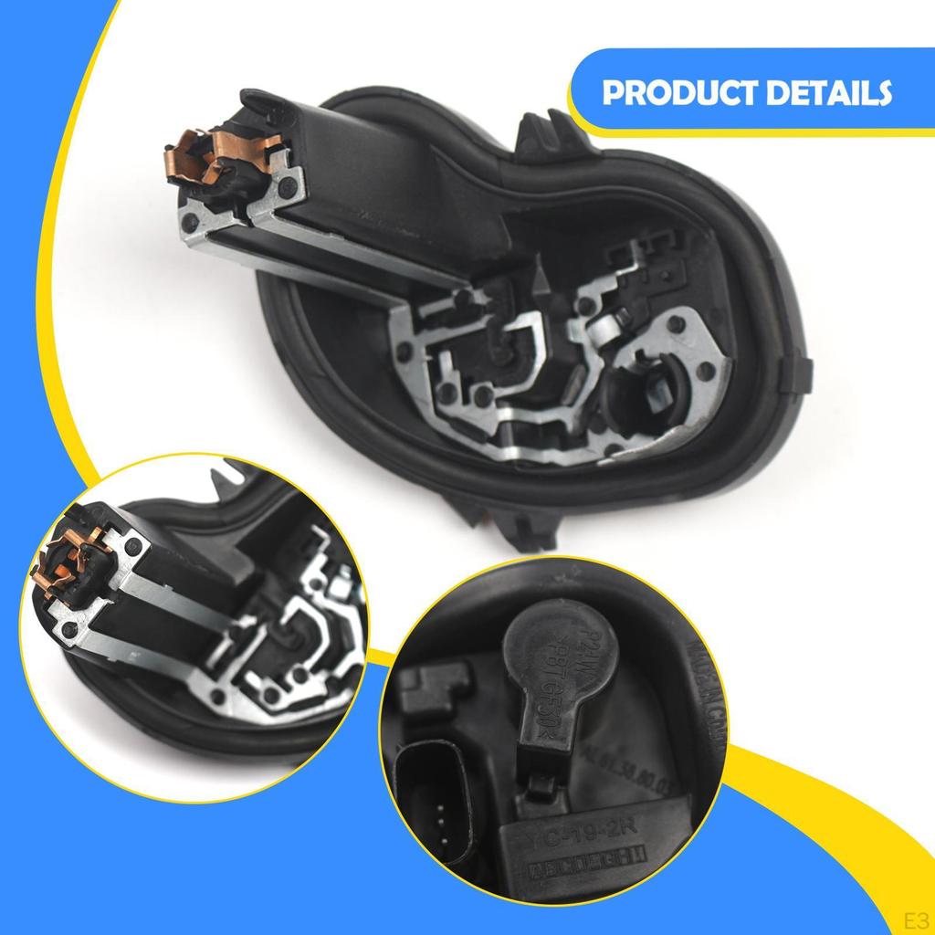 Bulb Holder Lamp Accessory Metal Polypropylene Lightweight Fits Hatchback Car