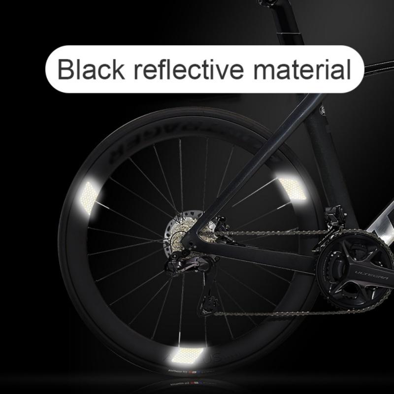 6pcs Bicycle Wheel Reflective Sticker Night Riding Safety Stickers