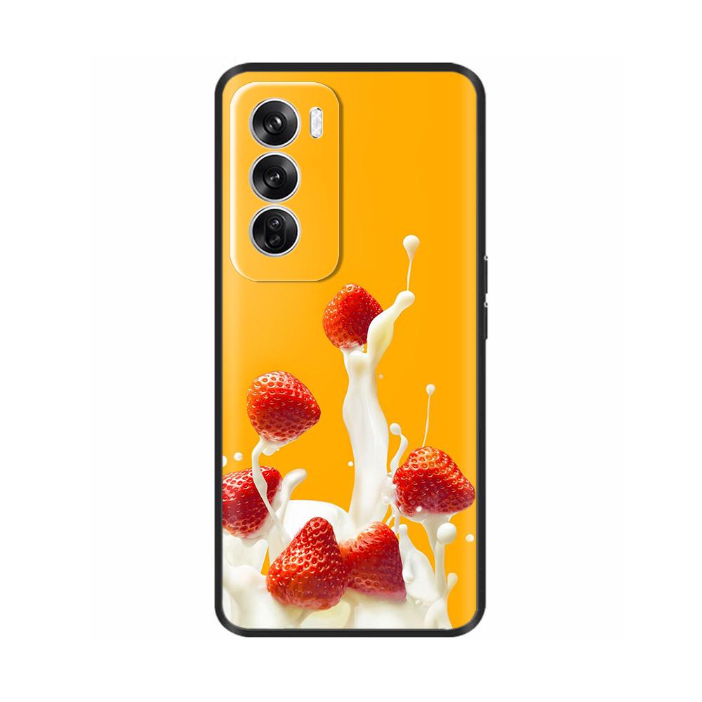 For OPPO Reno12 Reno 12 Pro 12Pro Case Silicon Phone Back Cover for OPPO Reno 12 Cases Reno12 Pro Soft Black Bumper Coque Para