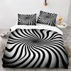 Graphics Series 3D Digital Printing Three-Piece Bedding Kit Bed Sheet Quilt Cover