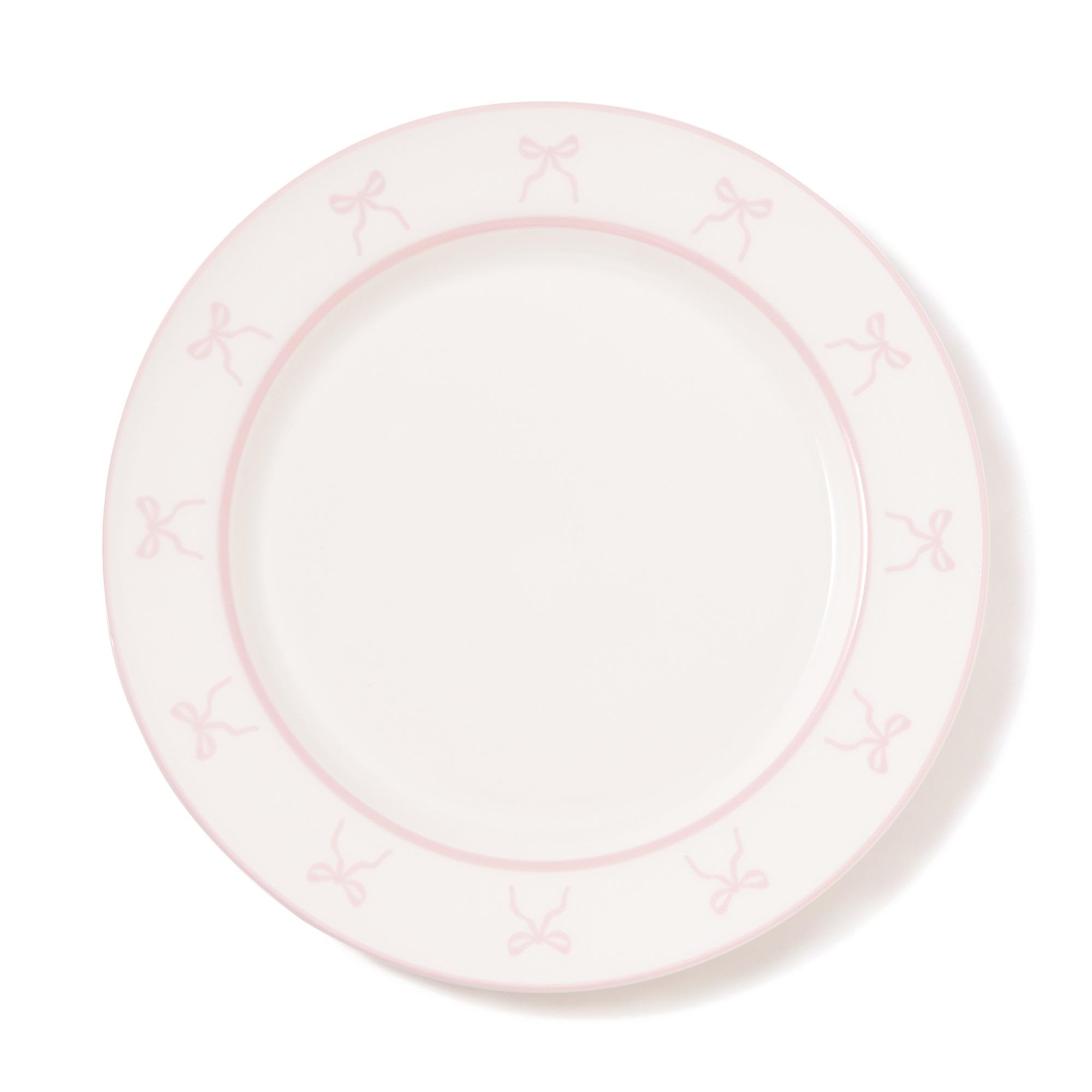 

Francfranc Ribbon Pink Plate, Medium, розовый