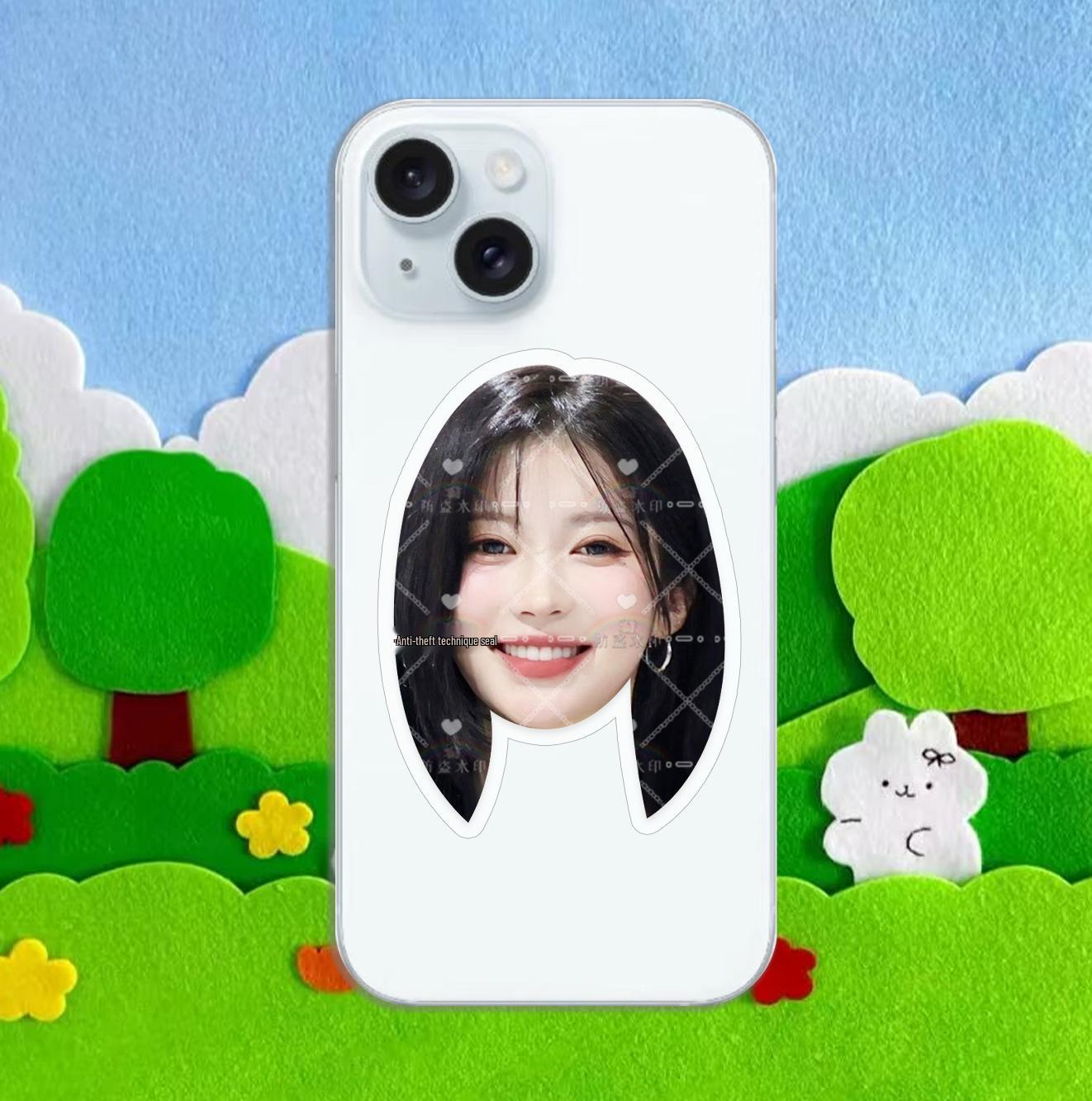 Acrylic Phone Grip Holder - Babymonster featuring Lee Chaerin & Shin Ha-yoon