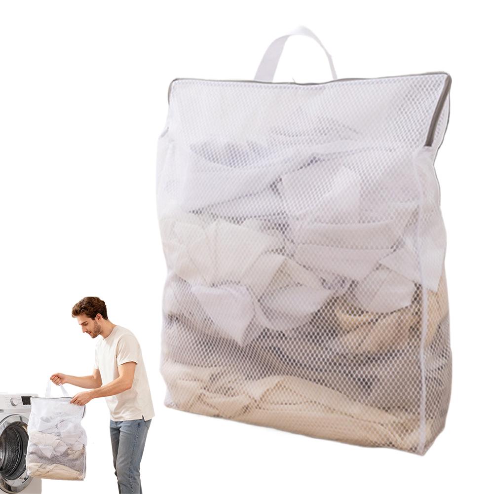 Mesh Hanging Laundry Bags, Wash Bag for Delicates Mesh Laundry Bags for Dormitory, Travelling Rectangular Laundry Bags