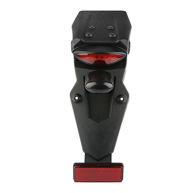 Universal Motorcycle Rear Fender Mudguard Led Brake Tail Light