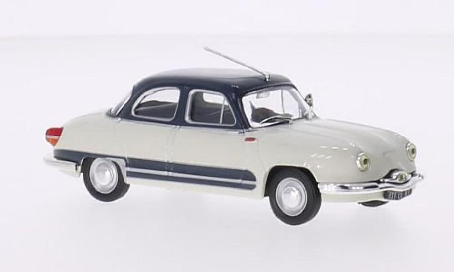 Panhard Dyna Grand Model Special 185 Standing, White/Blue, 1958, Car, Ready-made, C. - 143