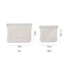 Pu Leather Simple Mini Lipstick Makeup Storage Bag Women Square Small Cosmetic Pouch Portable Make Up Key Organizer Bags