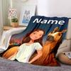 Customiz Name Personality Spirit Riding Free Blanket Soft &Warm Sofa Office Bed Travel Lunch Break Blanket, Gift Suitable All Seasons