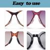 5Pairs Glasses Nose Pads Adhesive Silicone Nose Pads Non-slip Clear Thin Nosepads For Glasses Eyeglasses Sunglasses