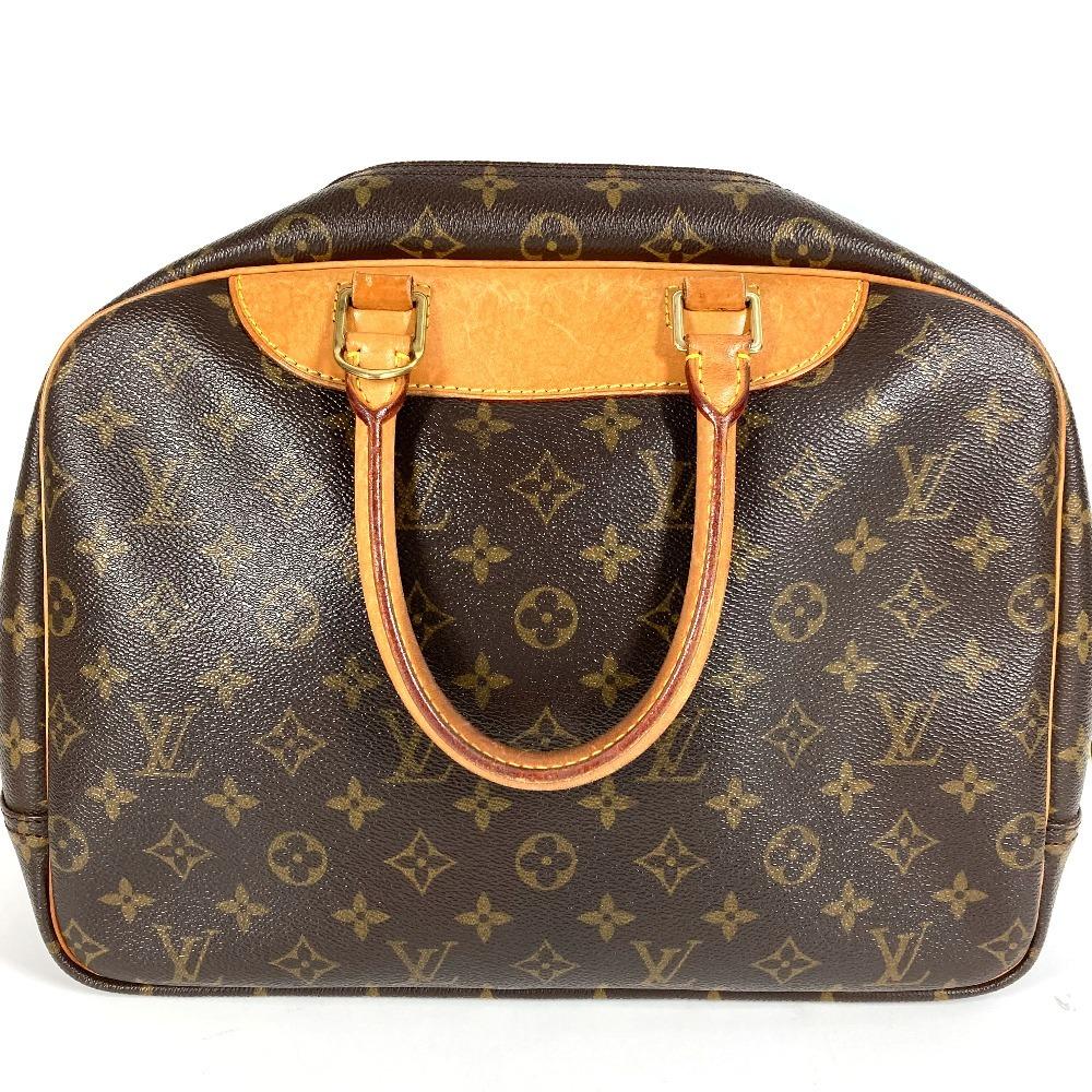 Louis Vuitton M47270 Monogram Deauville Bag Tote Bag Hand Bag Brown
