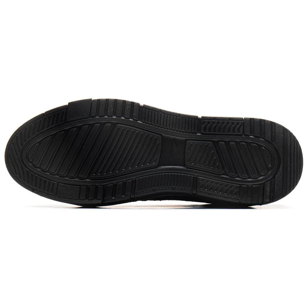 New LiNing Yuan Chu Slip Resistant, Abrasion Resistant, Lightweight, Breathable Low top Skateboard Shoes Men's Black AGCU337-5