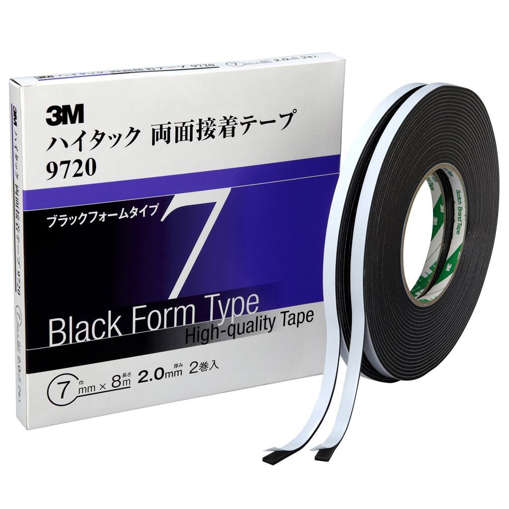 3M Adhesive Tape 7mm Wide X 9720 7 AAD Hi-Tack Double-Sided 9720, 8m,