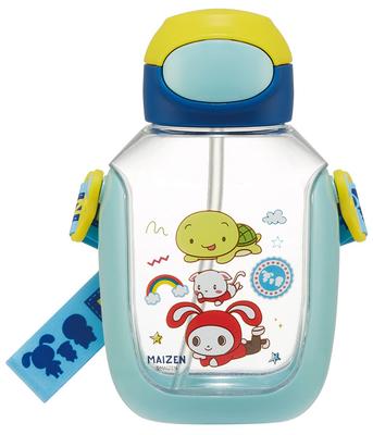 Water Bottle with Maizen Sisters Straw Water for Straw, 530ml, Bottle, One-Push Operation, Girls, PDSH6DX-A