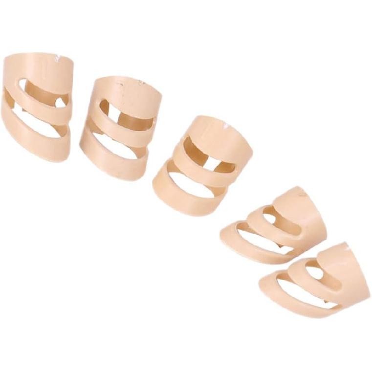 Gitarren-Fingerplektrum-Set Daumen-Fingerplektren Plektren Verstellbare Plektren für Akustikgitarre Bass Banjo Ukulele Verstellbare mittlere und große Gitarrenplektren,