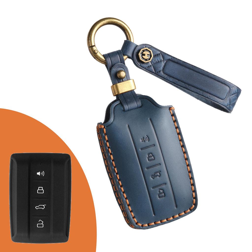 Handgefertigte Schlüsselhülle aus echtem Leder für Great Wall Weipai New Tank 300