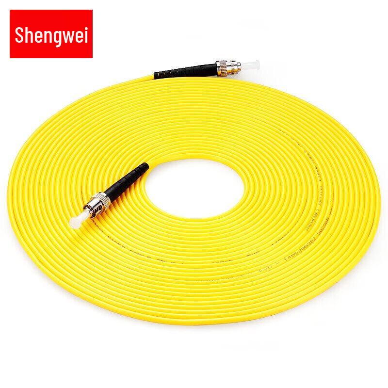 

Shengwei ST(UPC)-ST(UPC) Single-Mode Fiber Optic Patch Cable