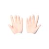Obitsu Seisakujo 50cm Obitsu Body Ver1.5 GGR50 Soft Vinyl Outer Skin Hands (Left and Right Set) Whitey 50RP-GGRWS-29