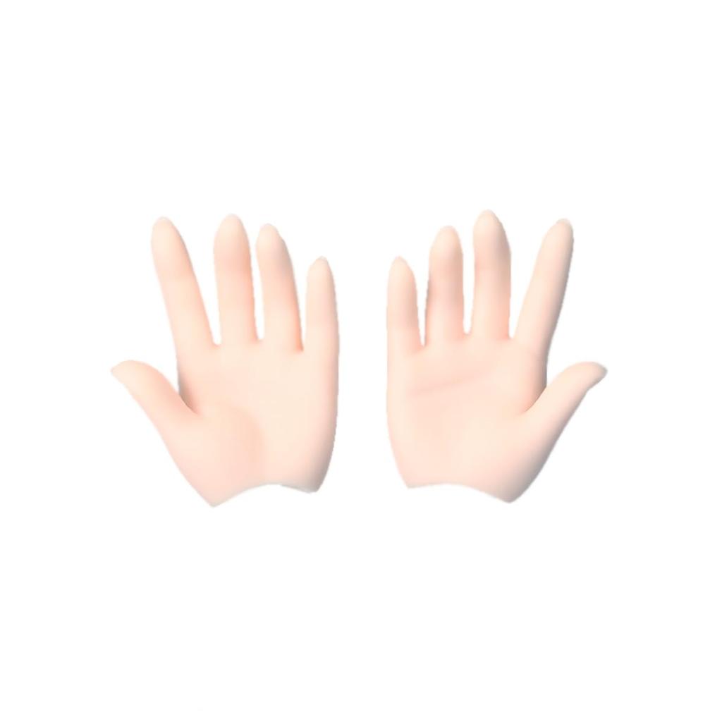 Obitsu Seisakujo 50cm Obitsu Body Ver1.5 GGR50 Soft Vinyl Outer Skin Hands (Left and Right Set) Whitey 50RP-GGRWS-29