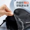 Summer new men's and women's wear-resistant waterproof rain shoes black tall non-slip rain boots bundle mouth water boots outdoor rubber shoes breatha