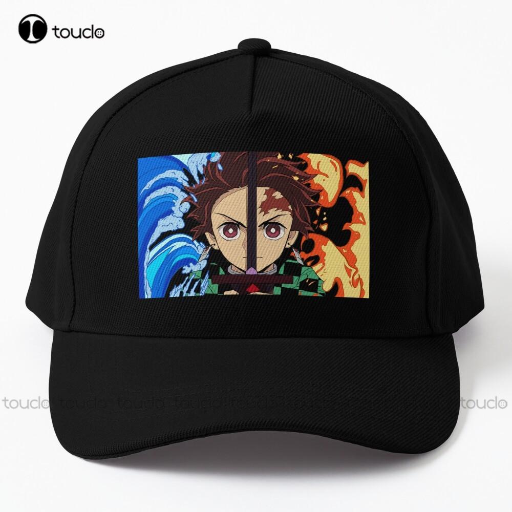 

Танджиро Камадо // Убийца демонов Бейсболка Черная выпускная кепка Хлопковые джинсовые кепки Хип-хоп Шапки дальнобойщиков Изготовленные на заказ подарочные джинсовые кепки