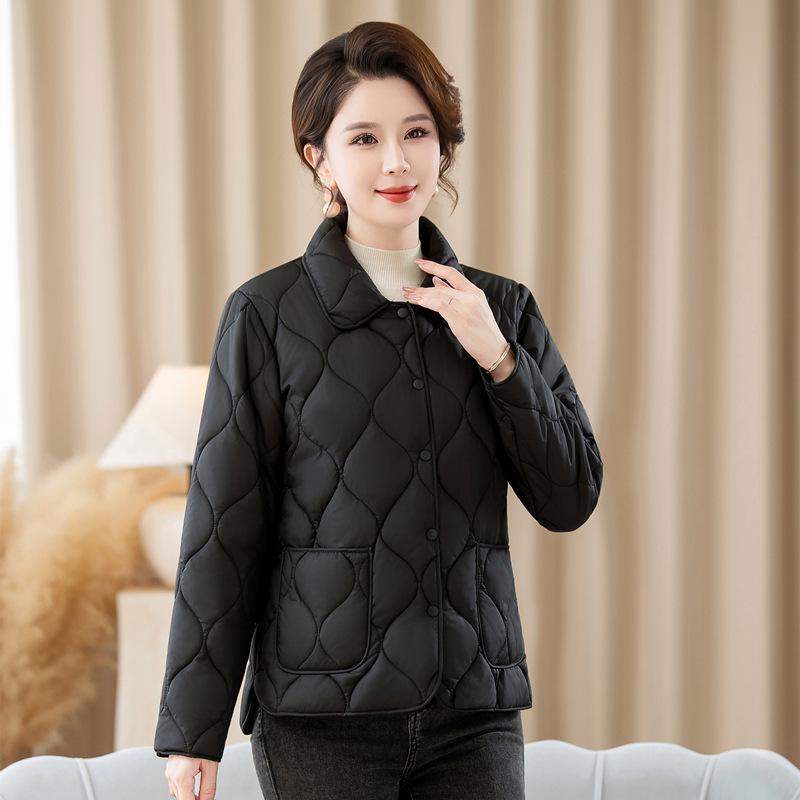 Damen Übergangsjacke aus leichter Baumwolle für Herbst/Winter - Modisch, warm und dünn