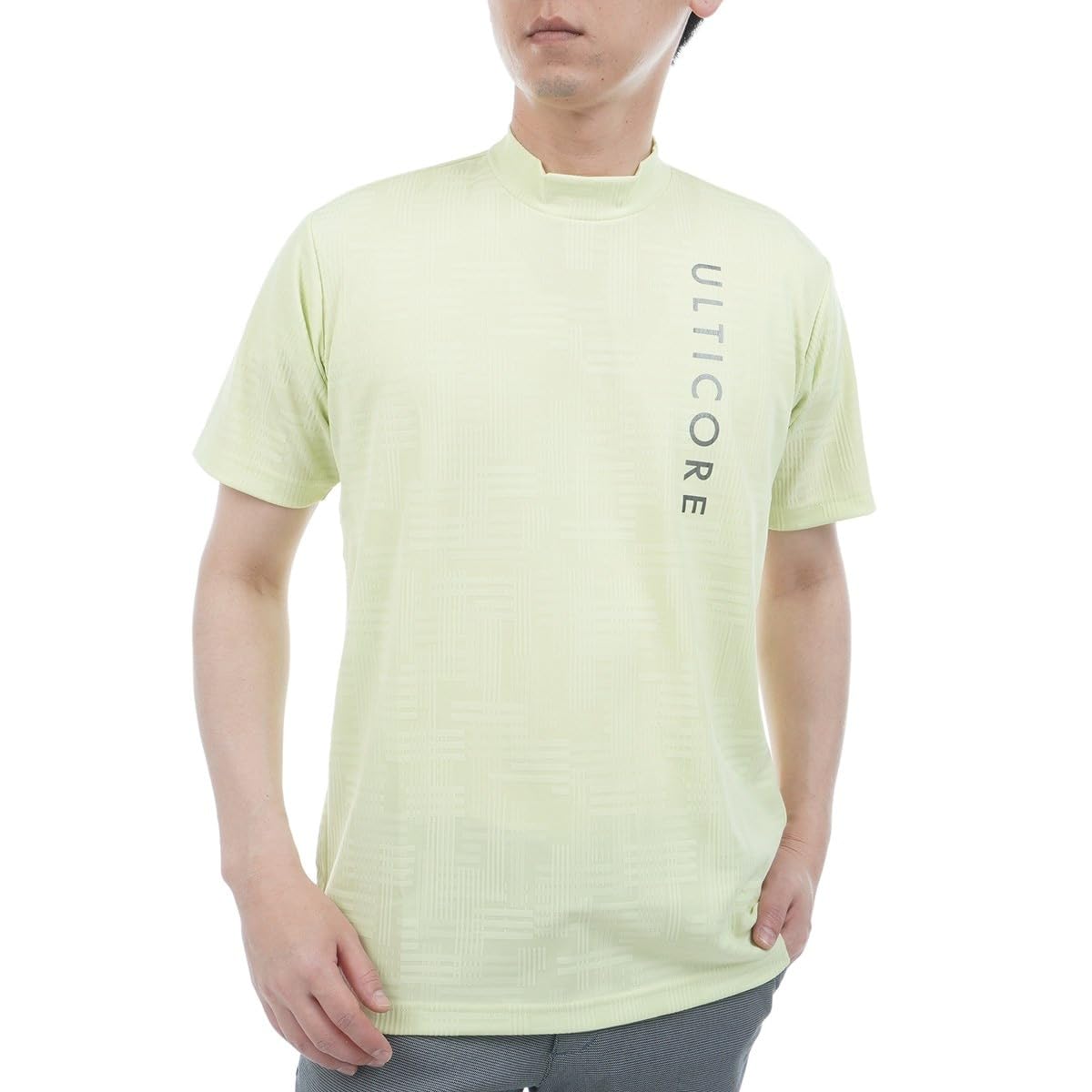 

Bridgestone Golf Retro ULTICORE Short Sleeve Mock Neck Shirt EBM04A Men s LM