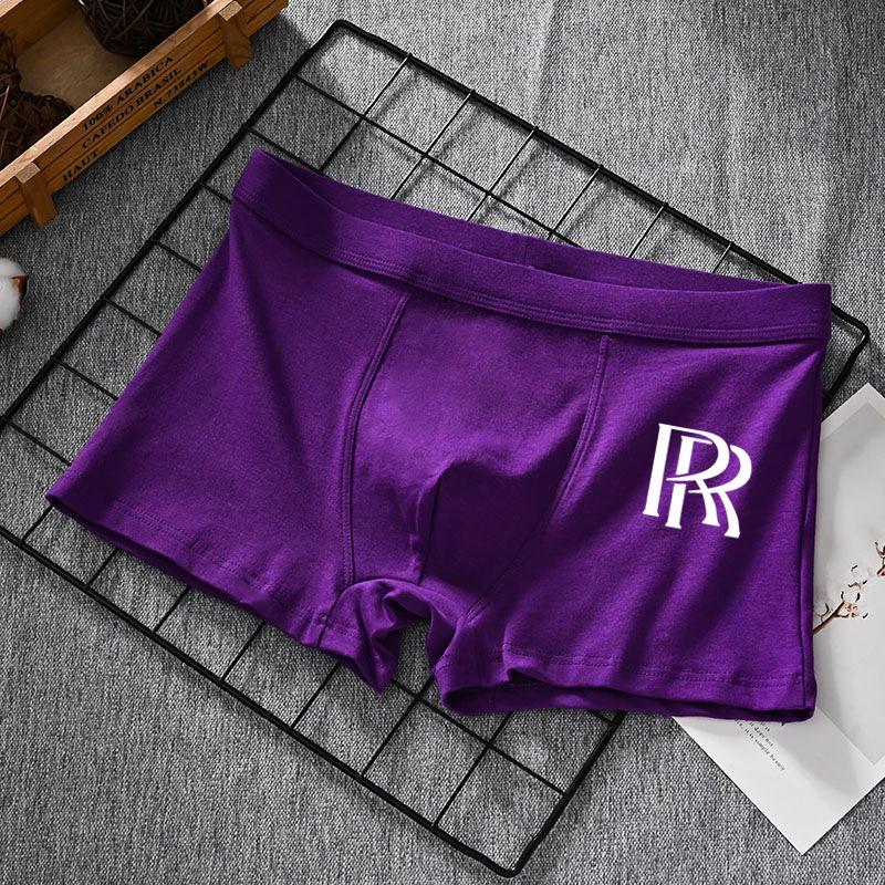 Men's Black Boxer Briefs - New 2025 Style, Loose Fit, Pure Cotton for Autumn/Winter