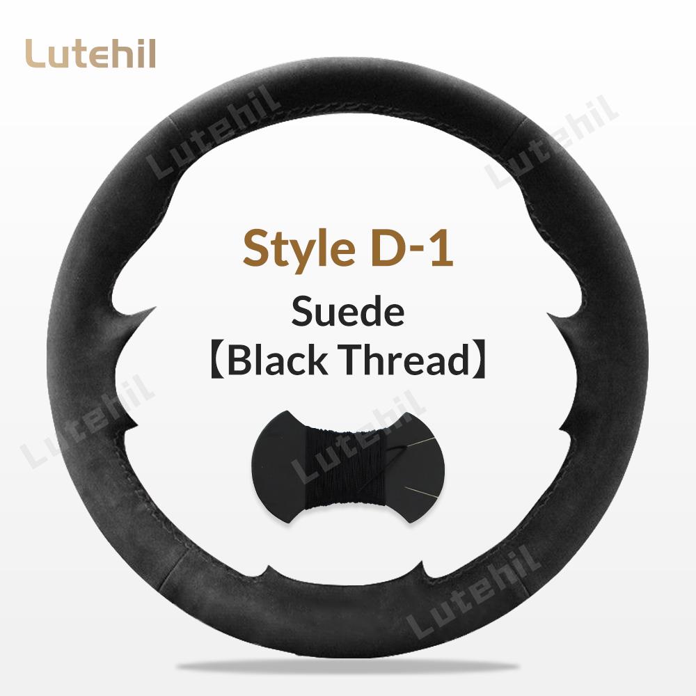 For Mitsubishi Pajero 2004-2010 Car Steering Wheel Braid Cover Hand Sewing Stylish Fashion Artificial Leather Suede