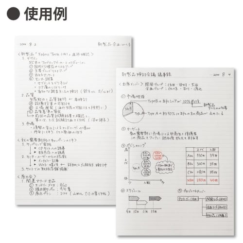 KOKUYO Note Ring Notebook Adult Campus Dotted B Ruled A5 50 Sheets S-T133BT-DB Navy Blue