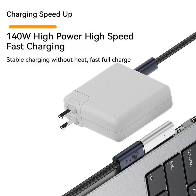 Type-C Female To for Magsafe 3 Magnetic Charging Adapter 140W PD Converter for Macbook Pro