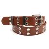 Alloy Women Belts Chain Luxury For Genuine Leather  Style Pin Buckle Jeans Decorative Ladies Retro Decorative Punk