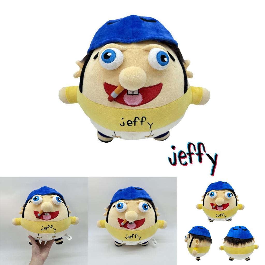 Thicc Jeffy Plush Soft And Cuddly Stuffed Animal Toy In Jeffy Color