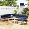 14-piece Dining Set Cushions - Dark Blue