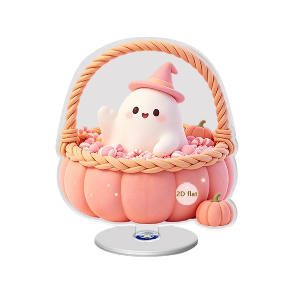Halloween Rotating Tabletop 2D Decorative Ornament for Party and Home