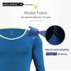 Men's Slim-Fit Thermal Round Neck Shirt - Lightweight Autumn Layer