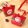 10pcs Cute Christmas Fruit Packaging Box Handheld Candy Box Christmas Gift Bag  Chocolate