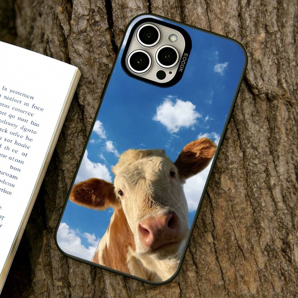 

animal Phone Case For iPhone 17,16,15,14,13,12,11 Plus,Pro Max,XS,Colored Silver Plated Inside Cover iPhone15