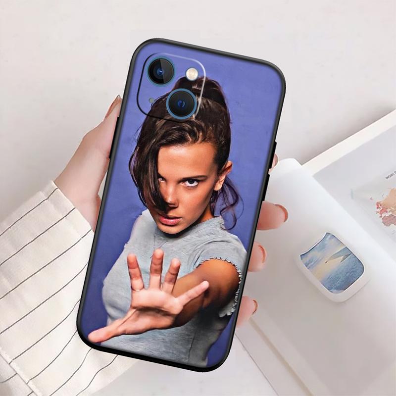 RP48 Millie Bobby Brown New High-End Shell Phone Case for Redmi Note 8 9 Pro Max 9S 9T 9C NFC 8T 8A 10A A4
