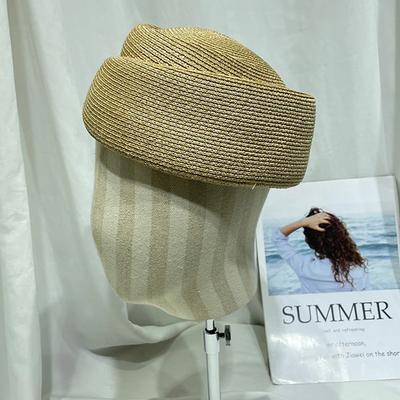 New French Straw Berets Women Woven Sun Hat Church Derby Party Painter Fedoras Hostesses Pillbox Hat Millinery Fascinator Base