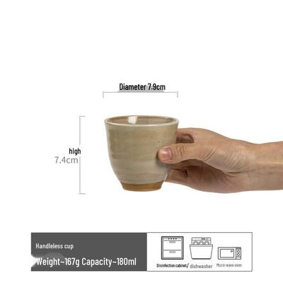 OLOEY Japanese Retro Ceramic Handle Cup