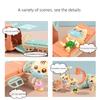 Cat Dolls Doctor Pet Pretend Play Toys, Figures Playset Toy, Hospital Ambulance Toy Educational Toys Pet Care Playset Hospital