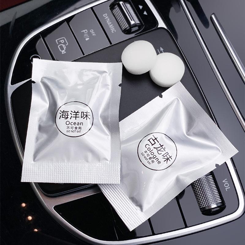 10/5Pcs Car Solid Perfume Tablets Air Freshener Replacement Tablet Perfume Refill Fragrance Scent Pads Air Vent Perfume Diffuser