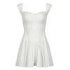 Women's Dress French Pure Desire Spice Girl Style Lace Patchwork Slip Dress Summer Ballet Girl White Waist Drop Dress