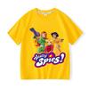 T-shirt con Stampa Cartone Animato Totally Spies Estate Anime Grafica Manica Corta Cotone T-shirt per Bambini Abbigliamento Bambine/Bambini Tee