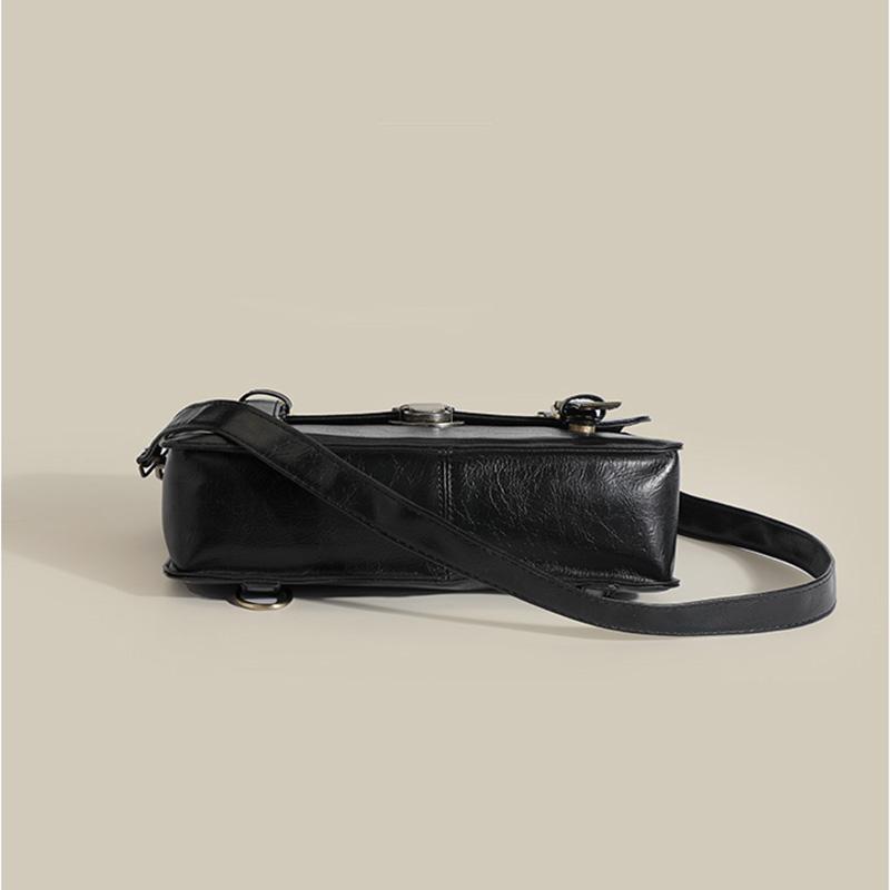 Designer Handtasche Herbst Neu PU Große Kapazität Luxus Retro College Stil Uniform Umhängetasche Messenger Bag