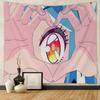 Urusei Yatsura Anime DIY Wall Tapestry Hanging Tarot Hippie Wall Rugs Dorm INS Home Decor