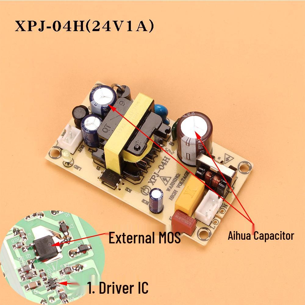 12V 2A až 24V 1A DC spínací napájecí deska, 24W vestavěný modul měniče transformátoru