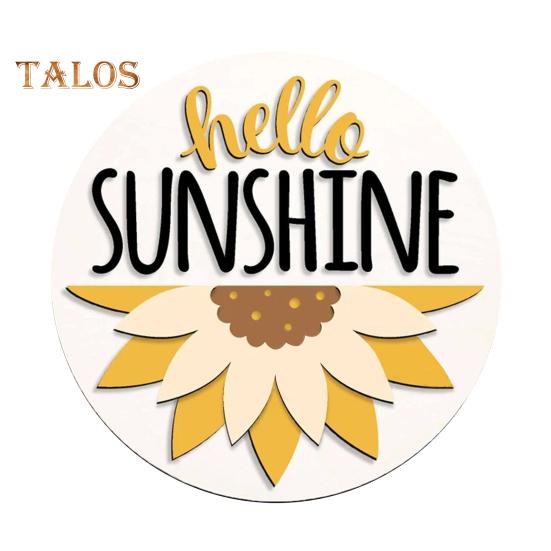 

Дверна вивіска Багаторазова декоративна яскрава модна літня табличка для дверей, підвісна підвіска, дверний декор