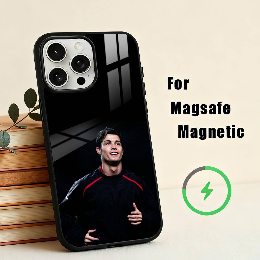 C-Cristiano-O R-Ronaldo-O Phone Case For iPhone17,16,15,14,13,12,11 Plus,For Magnetic Wireless Charge Cover iPhone16PRO