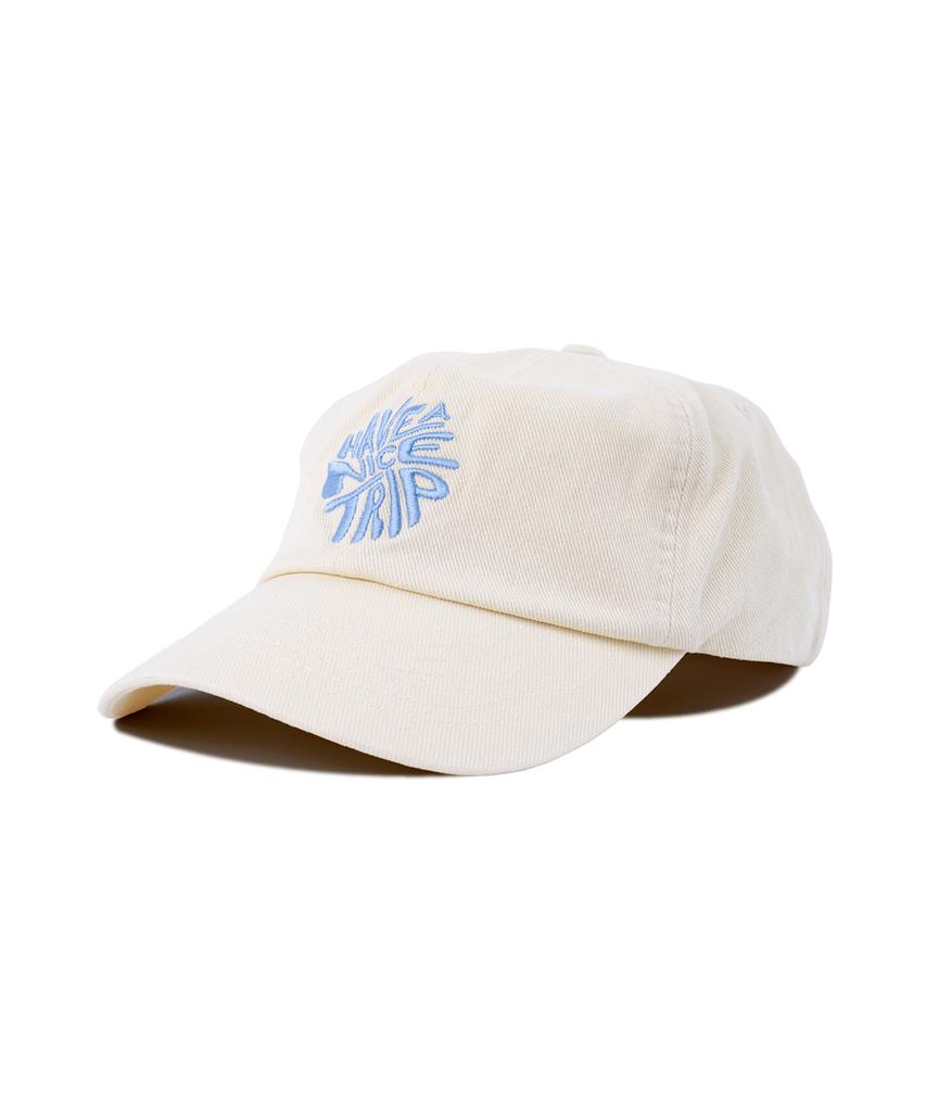 HELLO SUNRISE Hnt Swirl Logo Ball Cap_Ivory